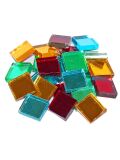 Mirror mosaic glass tiles colorful mix 10x10mm
