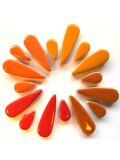 Mosaic tile Teardrop Mix Sunny , glaced, 15-30mm x 5mm,50g