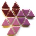 Glaced Mosaic Triangles, Blossom Mix 15 x15x15mm, 100g