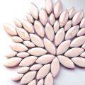 Mosaikstein oval Sweet Pink, Mosaik glasiert, 14-21mm x...