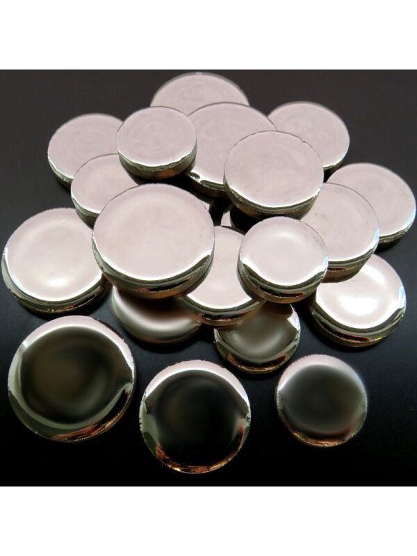 XL Ceramic Discs, Silver,  25/30/35mm Diameter, 100g