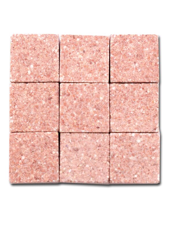Mosaic tiles Byzantic pink - 10x10x4mm -200g
