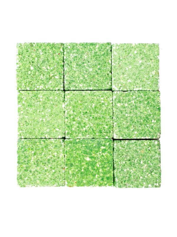 Mosaiksteine Byzantic Smaragdgrün - pastel green 10x10x4mm -200g