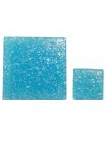 Glass stones mosaic Joy azure blue 10x10