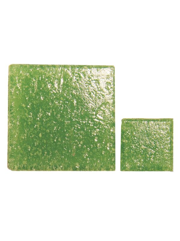 Glass stones mosaic Joy lime green 10x10