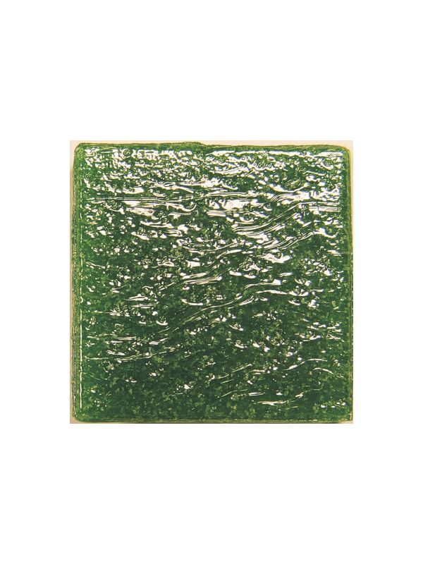 Glass stones mosaic Murano leaf-green
