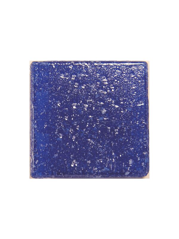 Glass stones mosaic Murano cobalt blue