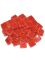 Glassteine Mosaik Soft rot glitter 10x10mm
