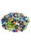 Glass stones mosaic Millefiori colorful mix D=4-5mm
