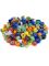 Glass stones mosaic Millefiori colorful mix D=7-8mm