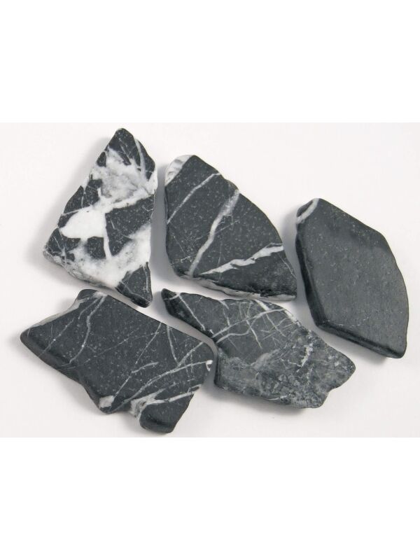 Marble stone 8mm Marble Nero Mystic polygonal