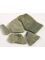 Marble stone 8mm Marble Emerald. polygonal