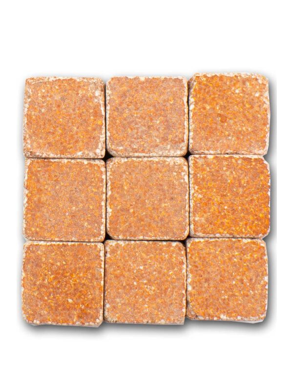Mosaic tiles Byzantic orange - 10x10x4mm