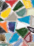 Flip ceramics mosaic stones of glazed porcelain colorful mix