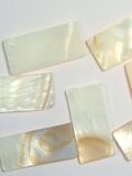 Mosaic stones mother of pearl natural 12x25