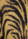 glass mosaic safety glass gold-black zebra 15x20cm