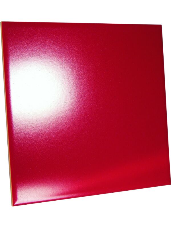 Mosaic tile for making your own mosaic tiles red 19,7x19,7cm