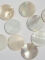 Mosaic stones mother of pearl round d=15 1kg