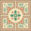 Mosaik-Vorlagen Vorlage Agra-80 80x80cm