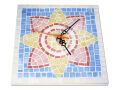 Mosaic set clock 20x20 cm