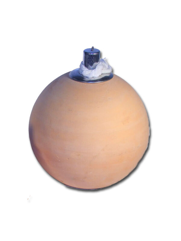 Clay lamp oil lamp D=12cm with insert