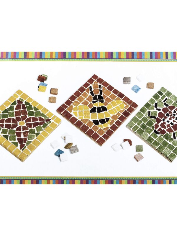 Mosaic handicraft set coasters with mosaics design 24 pcs