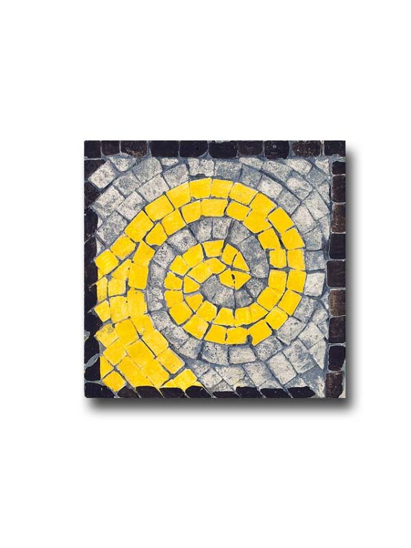 Mosaik 3er Set, Rom Welle römisch Mosaikfliese bemalen, Mal Vorlage