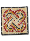 Mosaic painting pattern of roman knots 14x14cm - 2 pieces