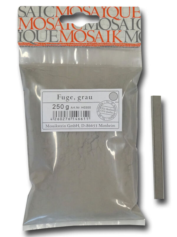 Mosaic grout CG2, grey in bag
