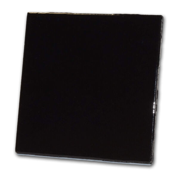 Mosaikfliese 10x10cm x 4mm, schwarz