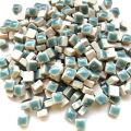 Mosaikfliesen mini mintgrün, Mosaik glasiert, 5x5x3mm,...